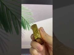 Zippo Armor mạ vàng hoa văn cổ điển ZN317-video