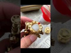 Bật lửa thủ công Đồng nguyên khối độc lạ TC30-video