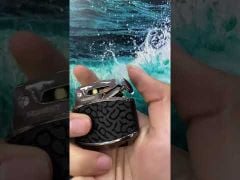 Bật lửa xăng đá Honest vỏ gỗ cao cấp đánh lửa tự động BCZ 808-video