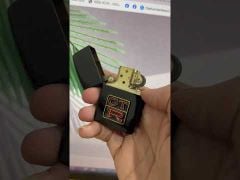 Zippo Tái Bản 1941 Đen Bóng Ốp Emblem Nissan GTR ZN352-video