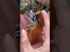 Bật lửa Dupont trắng kẻ vuông trắng D138-video