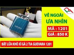 Bật lửa khò xì gà 2 tia có đục Guevara RAG 1203-video
