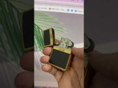 Zippo mạ vàng sơn các màu ZN307-video
