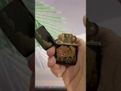 Zippo Sơn Mài In Chủ Đề Trâu Vàng ZN368-video