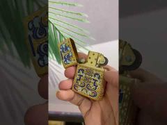 Zippo Armor khắc 5 mặt biểu tượng Thần Thú ZN302-video