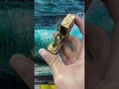 Bật lửa Chief ốp nổi hoa văn gắn đá quý CF1024-video