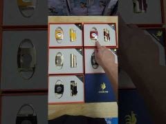 Set Phụ Kiện Xì Gà Dao Cắt Bật Lửa 2 món T-14A-video