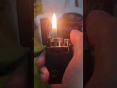 Bật lửa gas Jobon 2 kiểu lửa có ô quan sát nhiên liệu ZB-510-video