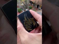 Bật Lửa Chính Hãng Zorro Bản Giới Hạn Khắc Đầu Hổ Mạ Vàng Z92128-video