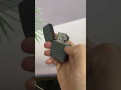 Zippo Vân Đá Sắt Iron Stone Z123-video