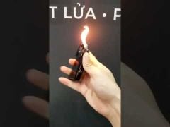 Bật ga đá 2 lửa kèm đèn pin F509-video