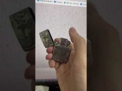 Zippo khắc hình cá chép ZD36-video