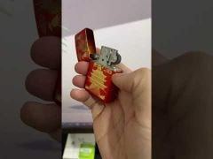 Zippo Sơn Đỏ Chủ Đề Á Đông Eastern Design Z104-video