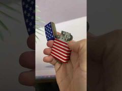 Zippo Sơn Hình Quốc Kỳ Mỹ Z168-video