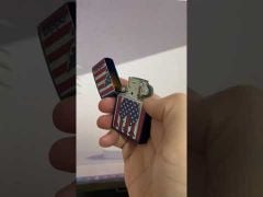Zippo Sơn Ngọn Lửa Yêu Nước Patriotic Flame Design Z184-video
