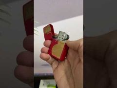 Zippo Sơn Đỏ Khắc Hình Hổ Nhâm Dần 2022 Z12-video