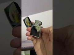 Zippo Mạ Chrome Bạc Bóng In Hình Chim Ưng Eagle Z99-video