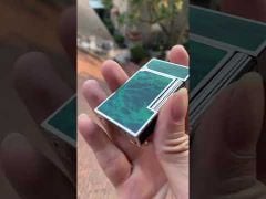 Dupont Hồng Kông Sơn Mài Hoạ Tiết Vân Đá Xanh Lục D38-video