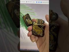 Zippo Sơn Mài In Chủ Đề Hổ Gầm ZN366-video