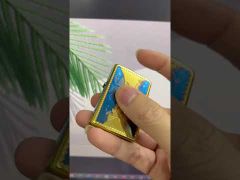Zippo Đồng Cháy Khắc Chìm Logo Và Ngọn Lửa Zippo ZN314-video