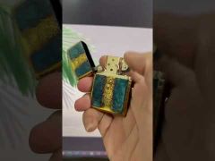 Zippo Armor đồng cháy khắc hình Võ Tướng ZN316-video