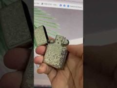 Zippo Silver Plate Titanium Coating Body ZN54-video