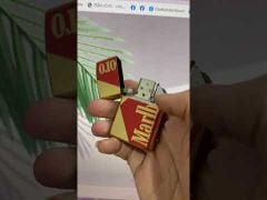 Zippo Vàng Bụi Sơn Chủ Đề Marlboro ZN270-video