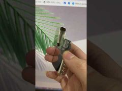 Zippo Armor vàng hồng hoa văn cạnh ZN93-video