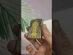 Zippo Armor ốp gỗ chủ đề Phật Giáo cánh cửa hạnh phúc ZN334-video