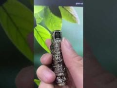 Bật lửa xăng đá Zorro đánh lửa tự động ốp hình rồng 3D Z602-101-video
