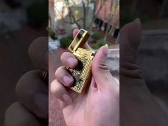Bật lửa dupont sơn mài hoa văn D91-video