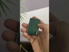 Zippo Mỹ xanh bóng chameleon ZT50-video