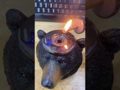 Bật lửa điện Honest hình đầu gấu BCZ 854-video