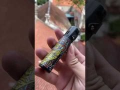 Bật lửa chính hãng Honest khò 1 tia có ô cửa quan sát gas BCZ 853-video