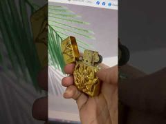 Zippo Ốp Emblem Cửu Vĩ Hồ Ly ZN204-video