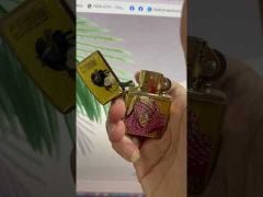 Zippo Gắn Tranh Ukiyo-e Nghệ Sĩ Geisha Hút Thuốc Lá ZN224-video