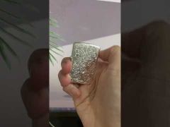 Zippo Mỹ chính hãng mạ vàng khắc sâu hoa mơ Umehana Z225-video
