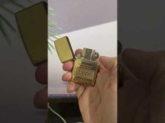 Zippo đồng windproof Z111-video