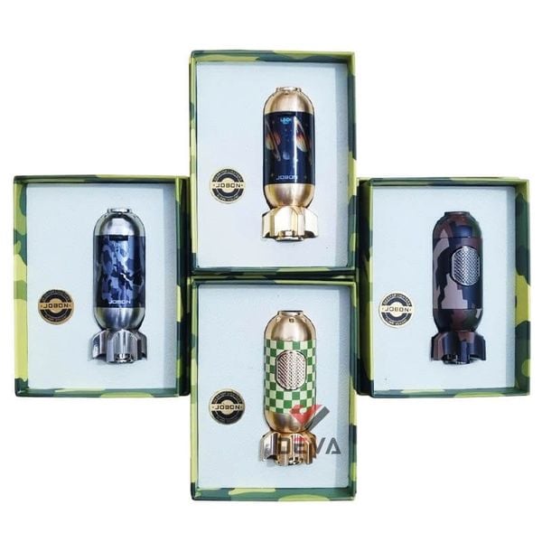 Bật lửa Jobon khò 1 tia hình quả bom có khóa an toàn ZB-570