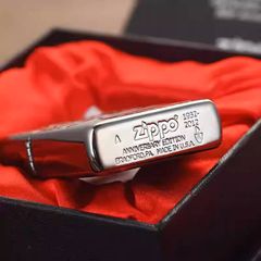 Zippo Armor Bản Giới Hạn Kỷ Niệm 80 Năm Thành Lập Hãng Anniversary  Z404
