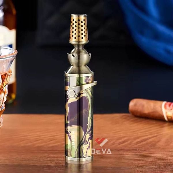 Bật lửa Jobon khò đại 1 tia cổ xoay 360° linh hoạt có khóa gas chế độ rảnh tay ZB-189