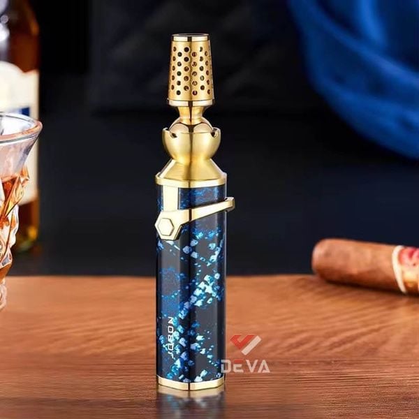 Bật lửa Jobon khò đại 1 tia cổ xoay 360° linh hoạt có khóa gas chế độ rảnh tay ZB-189