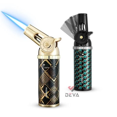 Bật lửa gas Jobon khò 1 tia cổ xoay có khoá gas ZB-8009