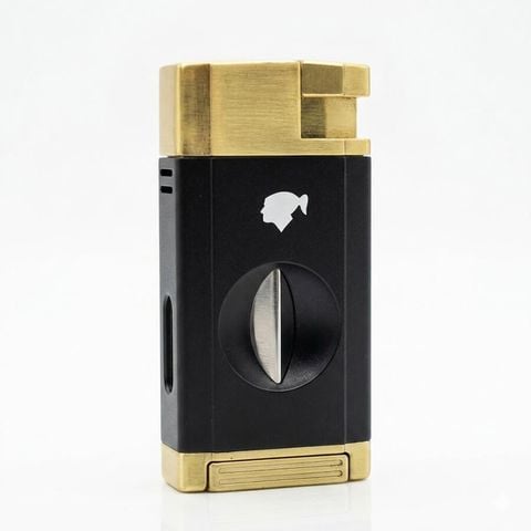 Bật lửa khò 2 tia kèm dao cắt chữ V Cohiba COB 198