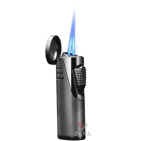 Bật lửa Jobon khò chéo 2 tia ga lộ thiên kèm đục ZB 330