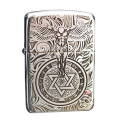 Zippo Bạc Khối Tái Bản 1941 Khắc Thiên Thần Hộ Mệnh BK69