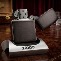 Zippo 1992 Kỷ Niệm 60 Năm (1932-1992) – Lớp Vỏ White Nickel Finish Sang Trọng – Đời VIII La Mã C95