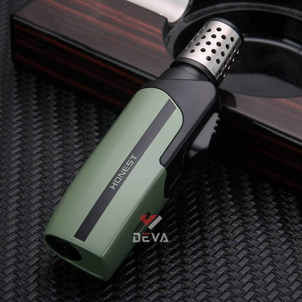 Bật lửa gas chính hãng Honest khò 1 tia lớn có ô cửa trong suốt BCZ 855