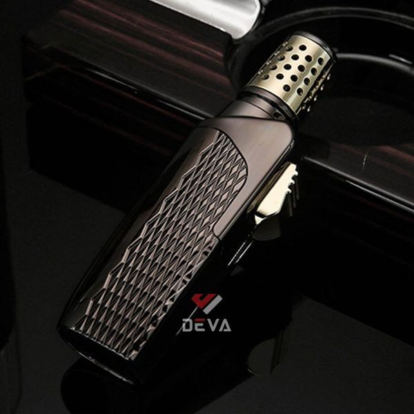 Bật lửa gas chính hãng Honest khò 1 tia lớn có ô cửa trong suốt BCZ 855