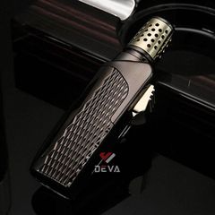 Bật lửa gas chính hãng Honest khò 1 tia lớn có ô cửa trong suốt BCZ 855